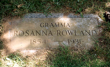 tombstone - Roseanna Boyer tombstone - Roseanna Boyer